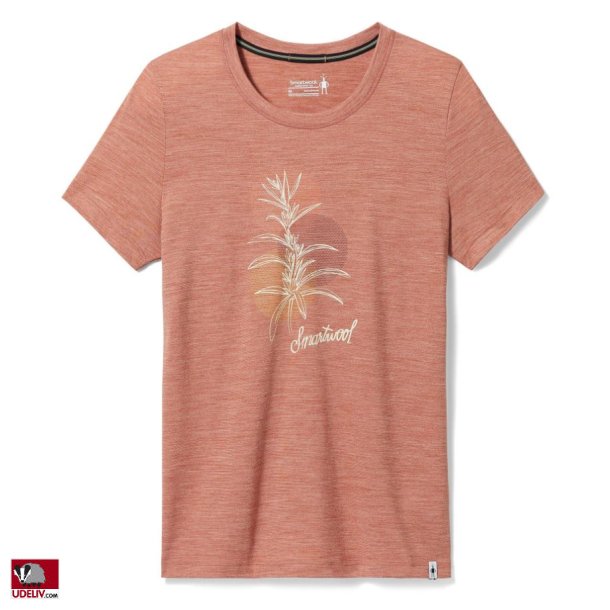 Smartwool Women's Sage Plant Grap Dame T-shirt med merinould