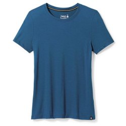 Smartwool Women's Short Sleeve Tee Slim Fit - Dame T-Shirt / Kortrmet Uldundertrje