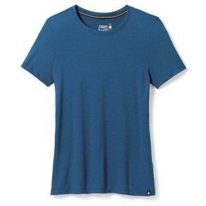 Smartwool Women's Short Sleeve Tee Slim Fit - Dame T-Shirt / Kortrmet Uldundertrje