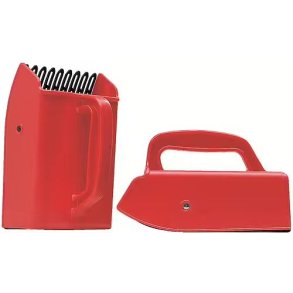 Stor brplukker i rd i plast