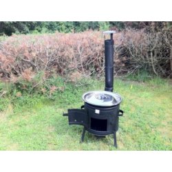 Stort grydekomfur, inkl. blgryde og lg