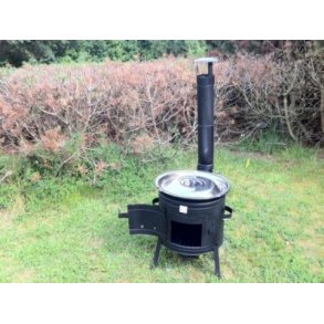 Stort grydekomfur, inkl. blgryde og lg