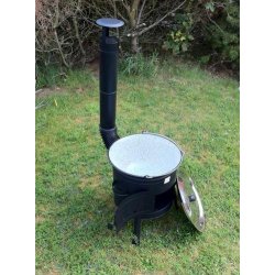 Stort grydekomfur, inkl. blgryde og lg