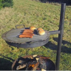 Svinggrill  60 cm.