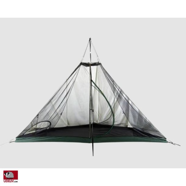 Tentipi Mesh indertelt 9 Base 1/2 gulv, 2 lynl�s�bninger (Passer til Tentipi ZirkonDuo 9)