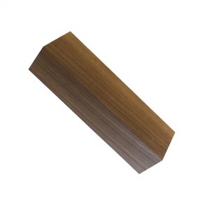 Knivskfte i tr - amerikansk valnd - min. 24x38x120 mm.