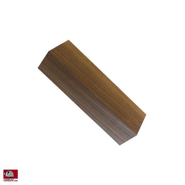 Knivskfte i tr - amerikansk valnd - min. 24x38x120 mm.