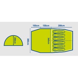 Trespass Torrisdale 6 personers telt