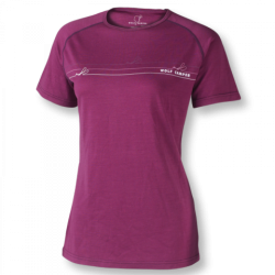 Wolf Camper Freedom Dame T-shirt i Merinould