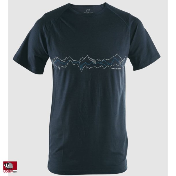 Wolf Camper Geilo Herre T-shirt i Merinould