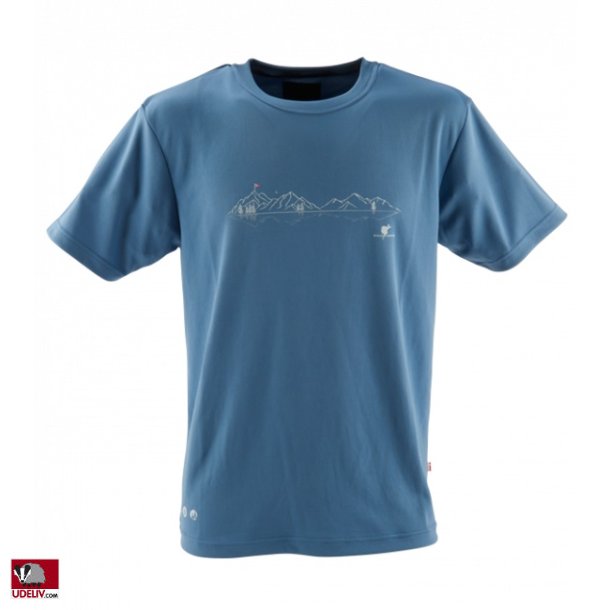 Wolf Camper Herre T-shirt med landskabs motiv
