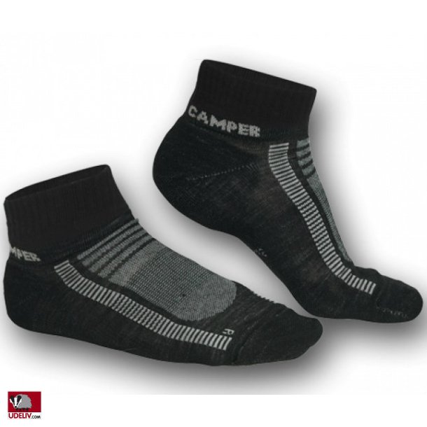 Wolf Camper Moss merinoulds footie / ankelsokker