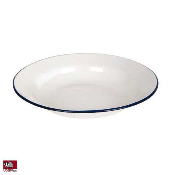 Emalje tallerken, 24 cm.